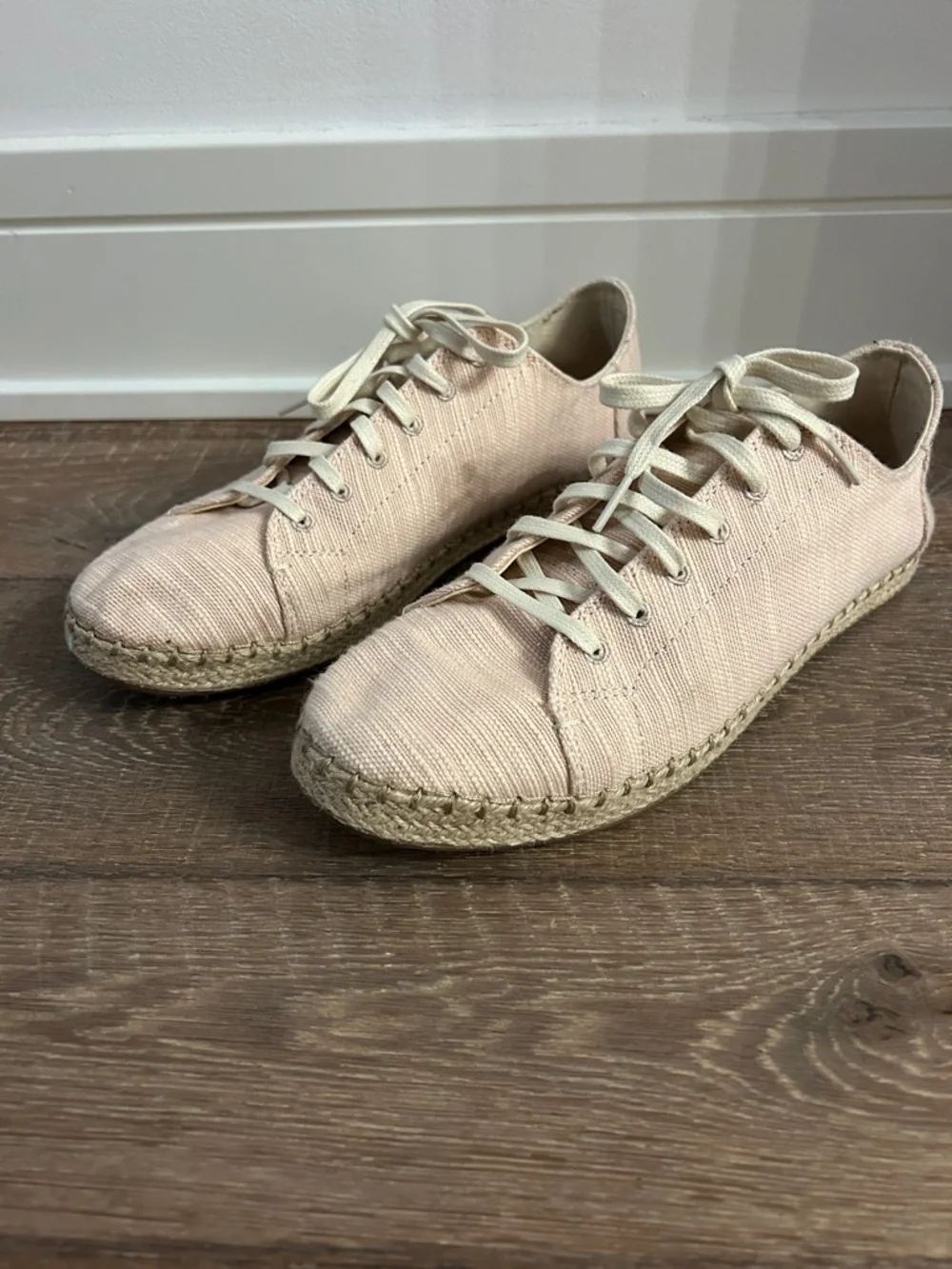 Toms Lena Canvas Lace-Up Espadrilles - Picture 2 of 6